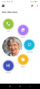 Carer App Home Page
